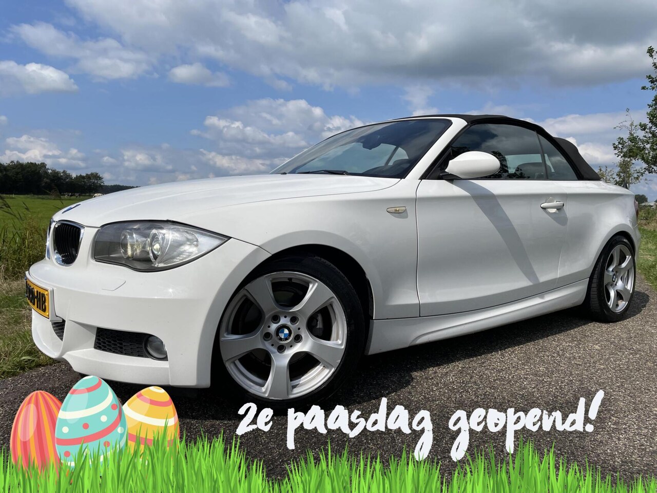 BMW 1-serie Cabrio - 118i High Executive M-Pakket - Leder - Alpinweiss - Xenon - Stoelverwaming - AutoWereld.nl