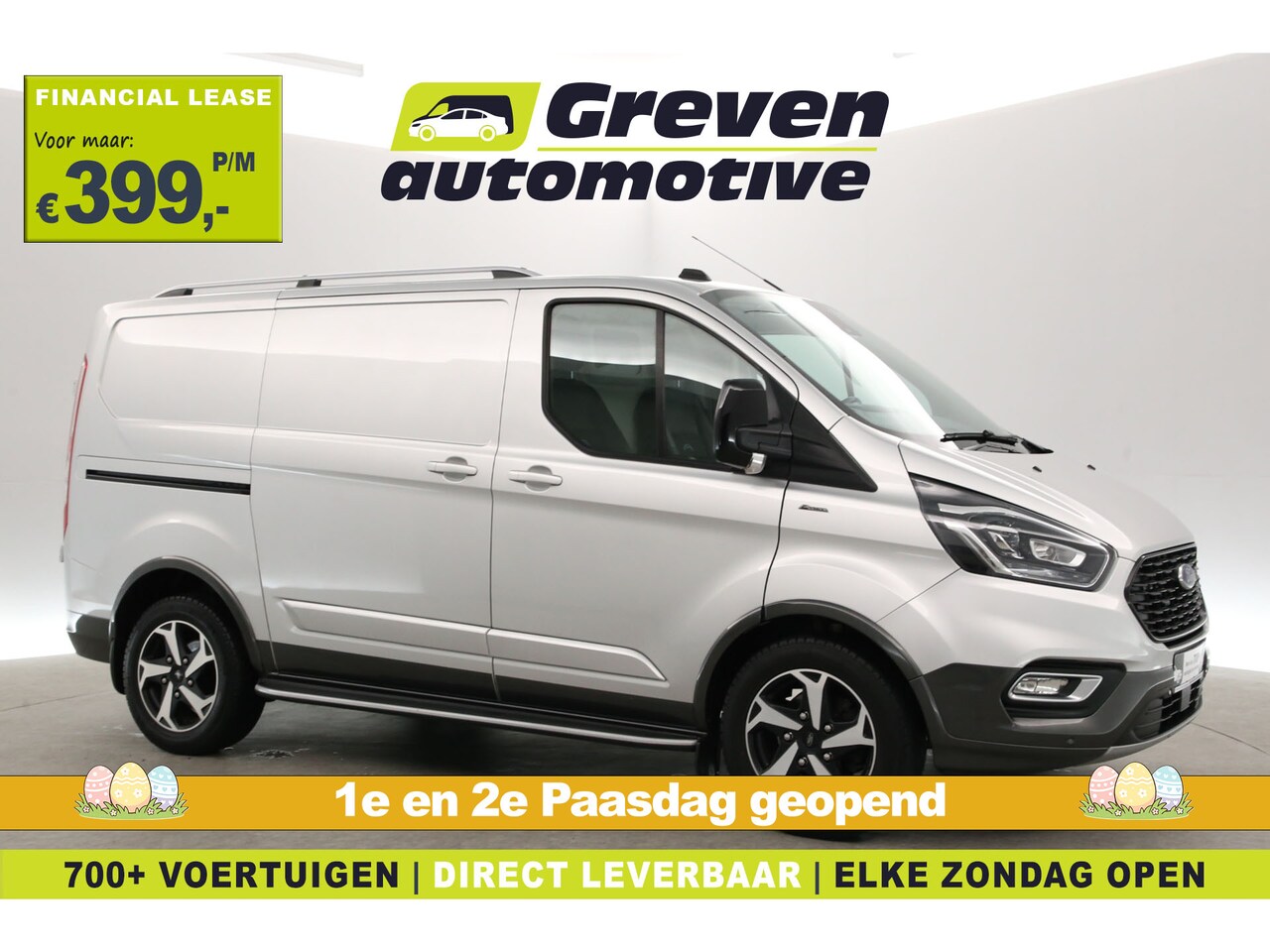 Ford Transit Custom - 2.0 TDCI L1H1 Active Sport | Aut. | Camera | Airco | Trekhaak | Adap. Cruise | Carplay | S - AutoWereld.nl