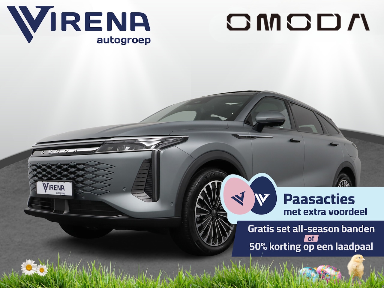 Omoda 9 - SHS 1.5T-GDi SHS-P Premium - Inruilpremie € 4.000,- - PHEV Premium - Panoramadak - 140km a - AutoWereld.nl