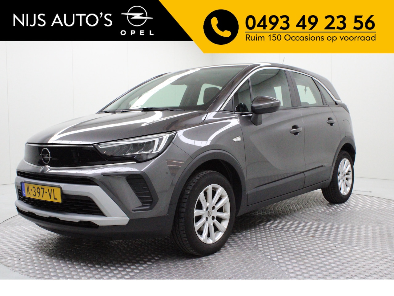Opel Crossland - 1.2 Turbo Elegance | climate control | navigatie fullmap | carplay | bluetooth | cruise co - AutoWereld.nl