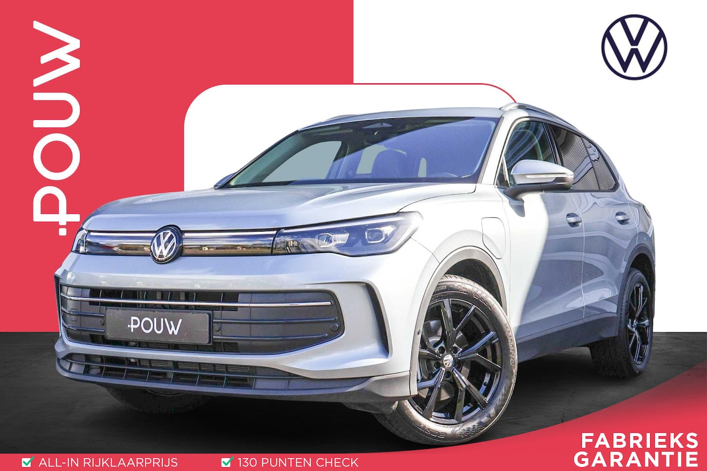 Volkswagen Tiguan - 1.5 eHybrid 204pk DSG Life Edition | 19" Velgen | Trekhaak - AutoWereld.nl