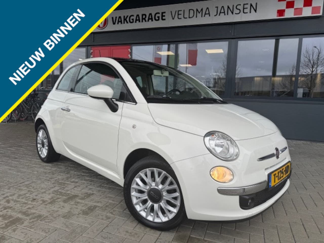 Fiat 500 - 1.2 LOUNGE + PANORAMADAK/AIRCO/PDC/LMV - AutoWereld.nl