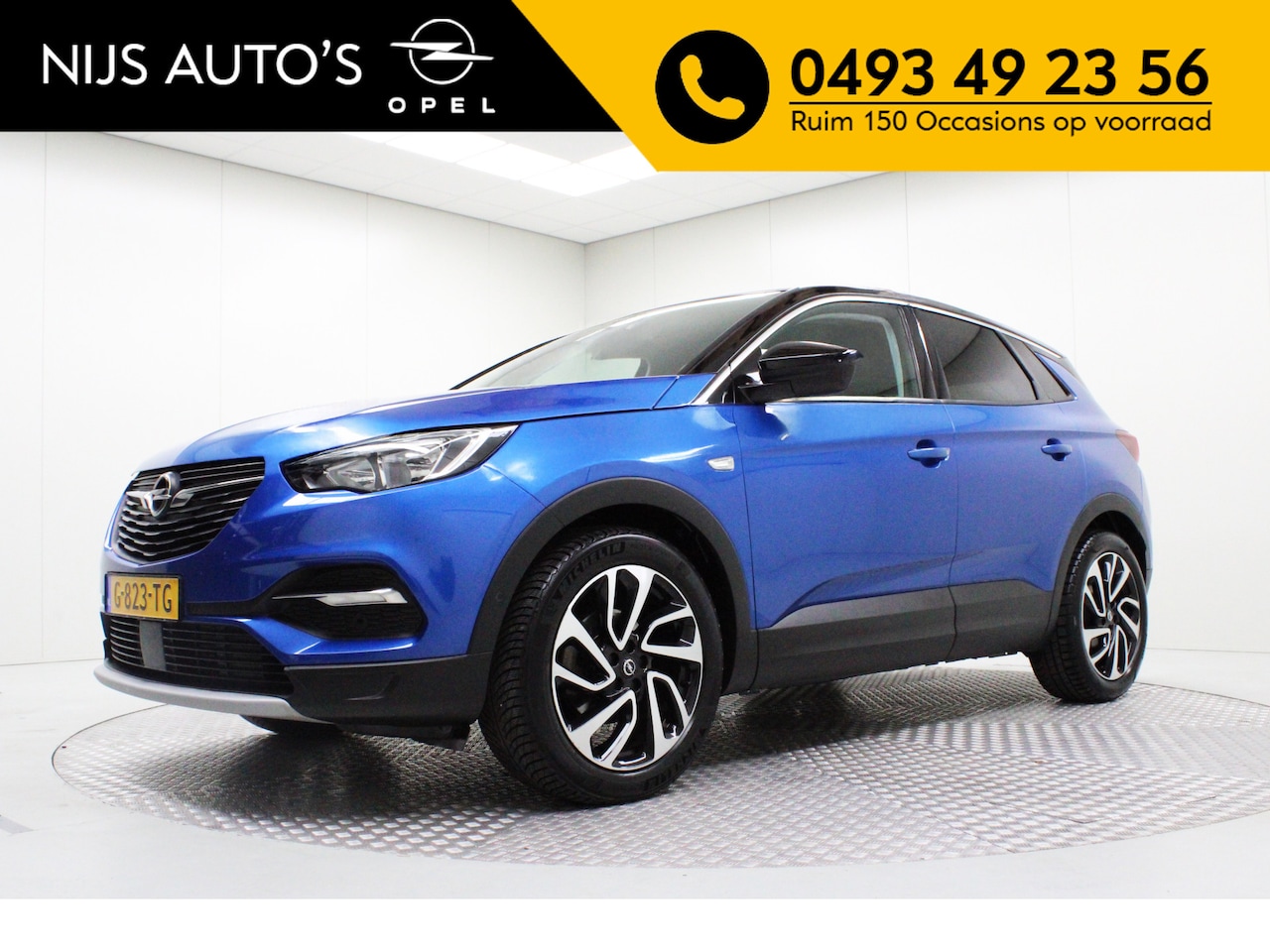 Opel Grandland X - 1.2 Turbo Business Exec. | Trekhaak / Elektr. Kofferbak / Keyless Entry / Climate / Carpla - AutoWereld.nl