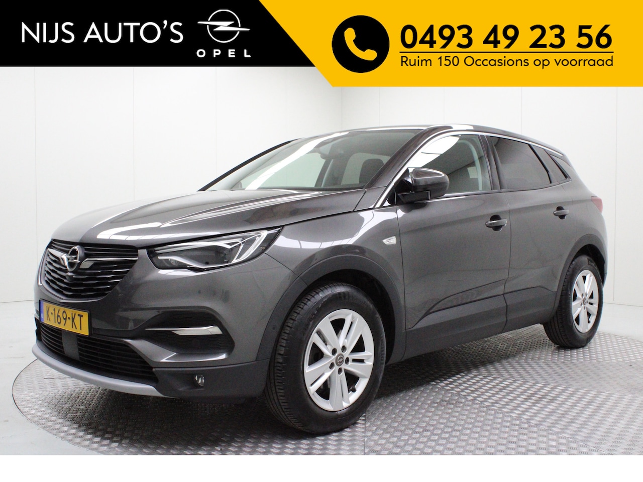 Opel Grandland X - 1.2 Turbo Business Elegance | automaat | afn. trekhaak | leder | elektr. achterklep | geko - AutoWereld.nl