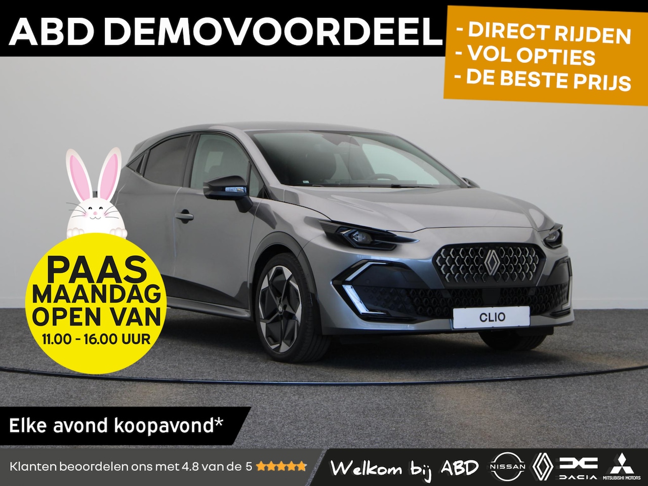 Renault Clio - Hybrid 160pk techno | Vijf jaar garantie | Stoelverwarming | 18" lichtmetalen velgen |  36 - AutoWereld.nl