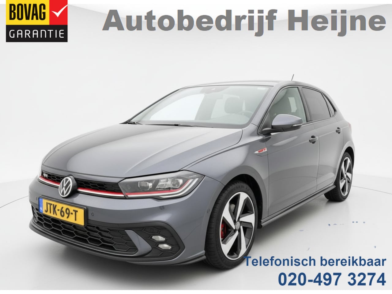 Volkswagen Polo - 2.0 TSI 210PK GTI-SPORT LED VIRTUAL/LED/CARPLAY FABRIEKS GARANTIE - AutoWereld.nl