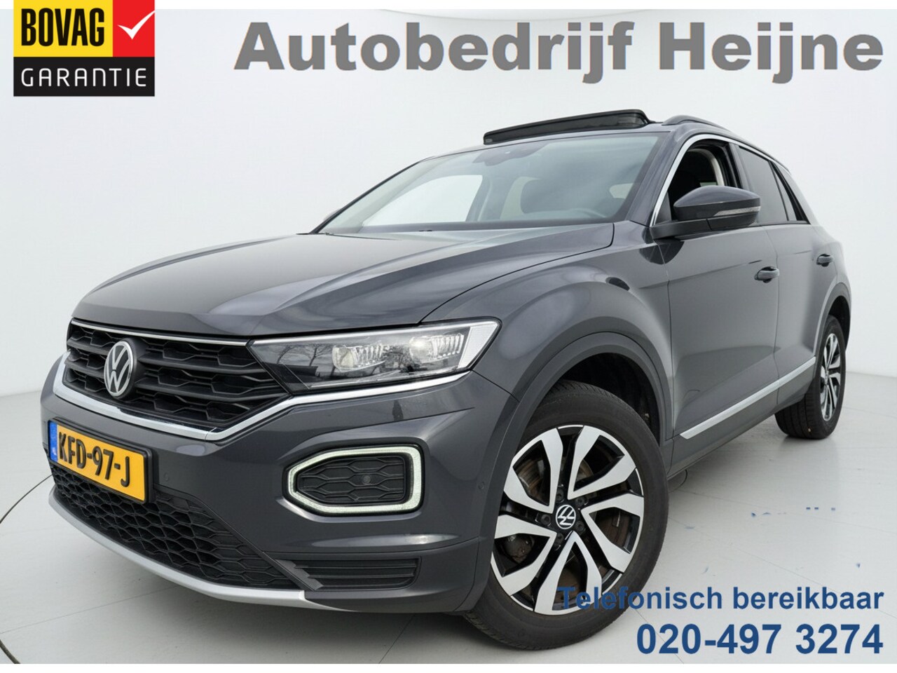 Volkswagen T-Roc - TSI 110PK COMFORTLINE CARPLAY/PANORAMADAK/STOELVERW. - AutoWereld.nl