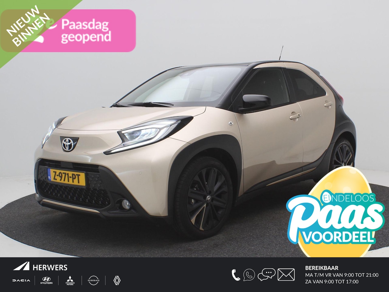Toyota Aygo X - 1.0 VVT-i S-CVT Premium AUTOMAAT / Navigatie / Adaptieve Cruise / JBL / Stoelverwarming / - AutoWereld.nl