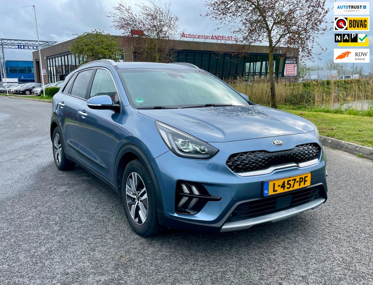 Kia Niro - 1.6 GDi Hybrid DynamicPlusLine 1.6 GDi Hybrid DynamicPlusLine, Aut, Trekhaak, Acc, Stoelverw, Cam, Pdc, Leder, 1e eig afk - AutoWereld.nl