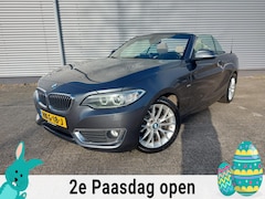 BMW 2-serie Cabrio - 218i High Executive, airco, navigatie, stoelverwarming, parkeersensoren, cruisecontrol,