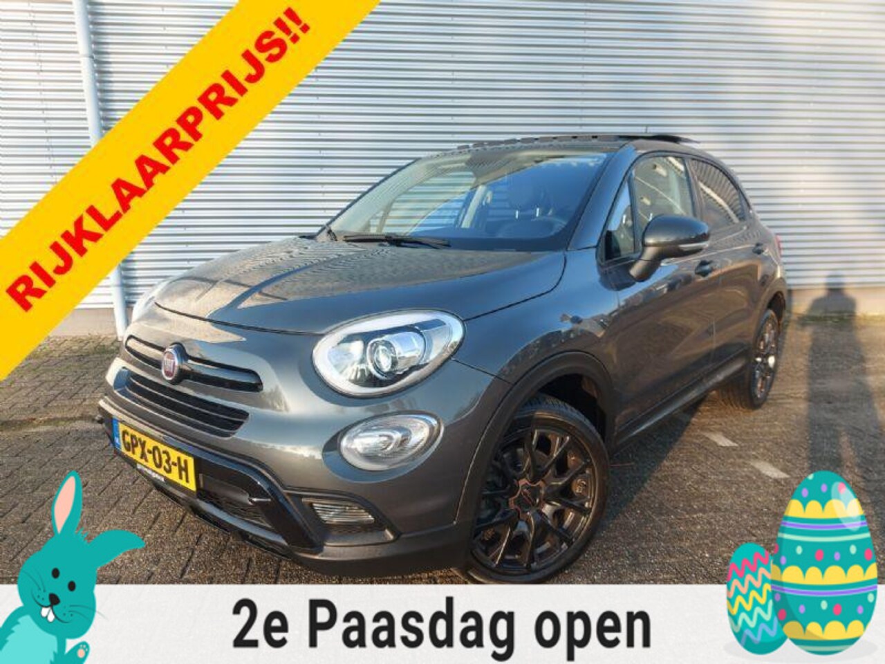 Fiat 500 X - Cross 1.4 Turbo MultiAir Cross, airco,cruise,panorama dak,navigatie/camera,parkeersensoren - AutoWereld.nl