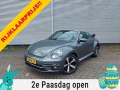 Volkswagen Beetle Cabriolet - 1.2 TSI Design Bleumotion Automaat, aico, cruise, stoelverwarming, navigatie, parkeersenso