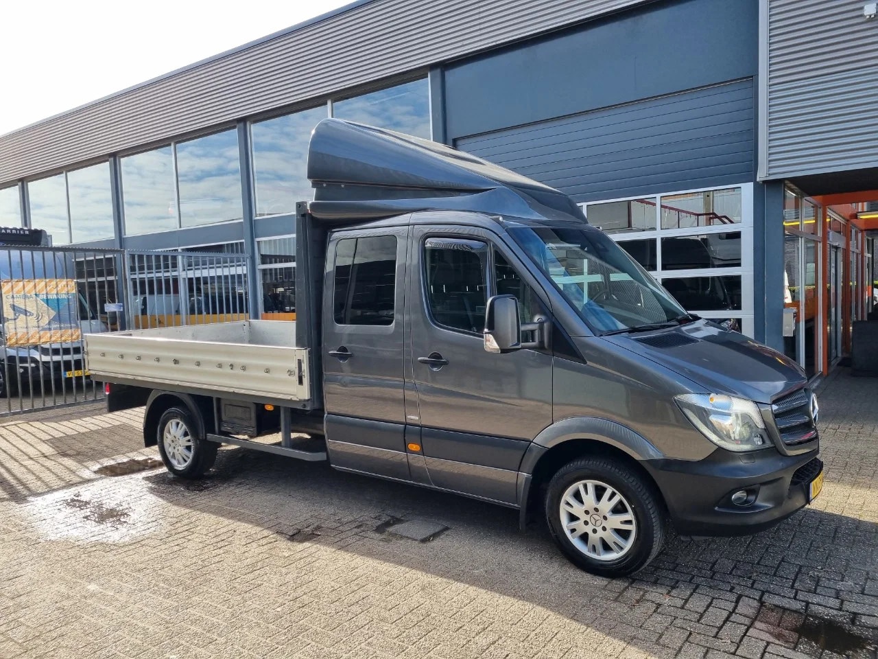 Mercedes-Benz Sprinter - 319 CDI 3.0 V6 Open laadbak DC 7 Zits Euro 6 - AutoWereld.nl