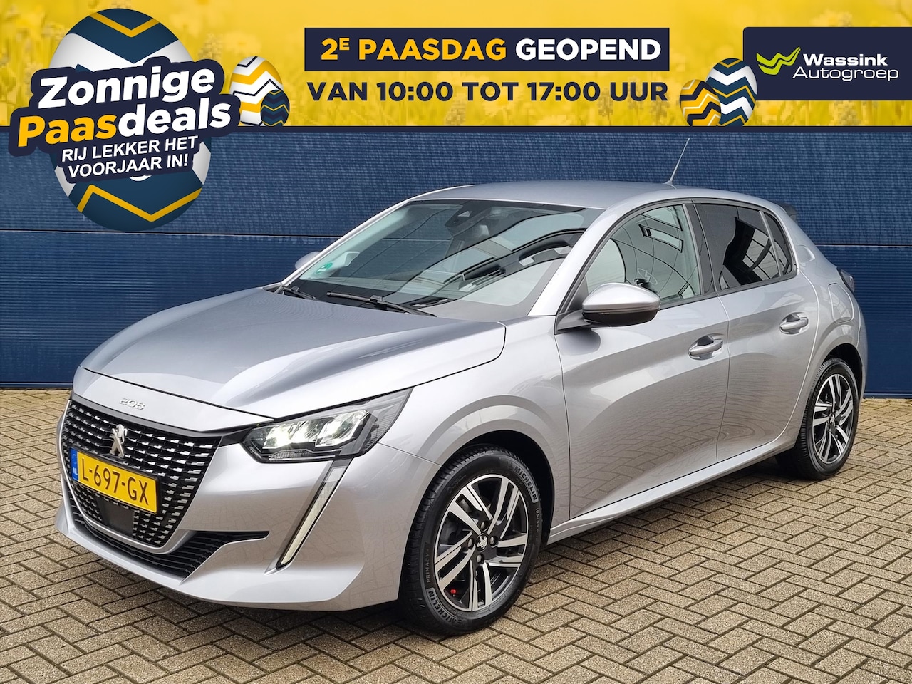 Peugeot 208 - 1.2 Turbo 100pk Allure Pack Automaat | Climate Control | Navigatie | Afn. Trekhaak | Adapt - AutoWereld.nl
