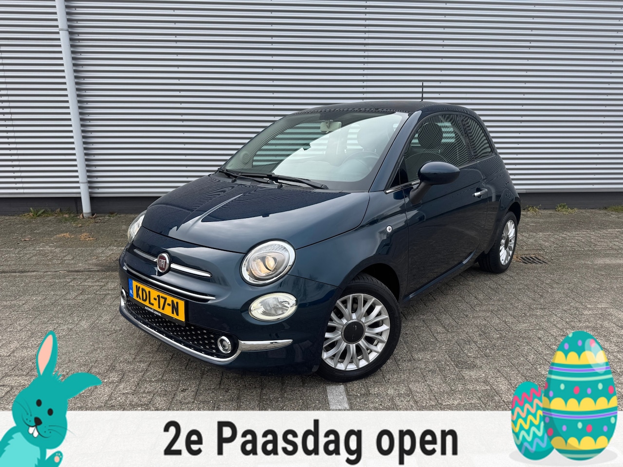 Fiat 500 - 1.2 Lounge 1.2 Lounge,Pano,Navi/Carplay,Bluetooth,Cruisecontrol,Virtueel,Parkeersensoren, - AutoWereld.nl