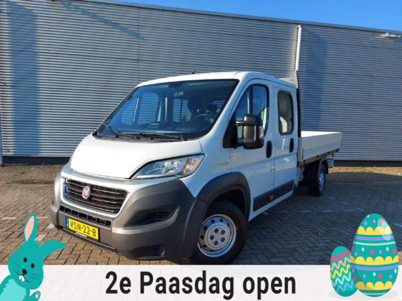Fiat Ducato - 35H 2.3 MultiJet L3H1 DC 6 Zitplaatsen,prijs is ex btw, trekhaak, Open laadbak, Pick-up, D - AutoWereld.nl