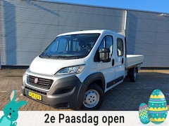 Fiat Ducato - 35H 2.3 MultiJet L3H1 DC 6 Zitplaatsen, prijs is ex btw, trekhaak, Open laadbak, Pick-up,