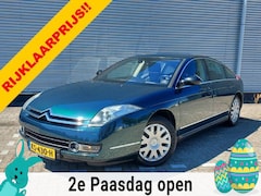 Citroën C6 - 2.2 HdiF 160pk, climate control, electrische voorstoel, cruisecontrol, leder int, parkeers
