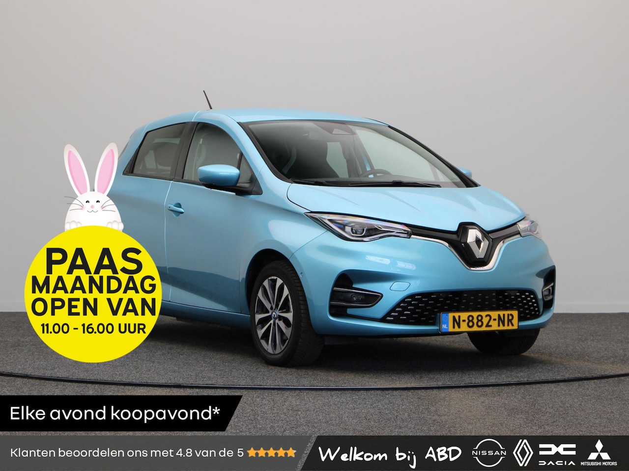 Renault Zoe - R135 Intens 52 kWh (ex Accu) | Achteruitrijcamera | Climate control | Dodehoek detectie | - AutoWereld.nl