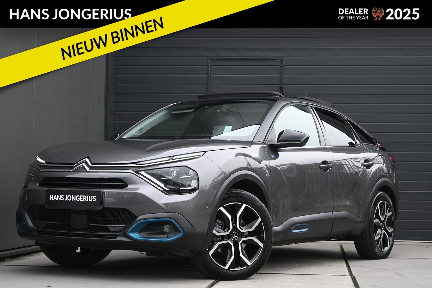 Citroën Ë-C4 - Shine 50 kWh | SCHUIF/KANTELDAK | STUUR/STOELVERWARMING | LEDER | CAMERA | NAVI | HUD | CR - AutoWereld.nl