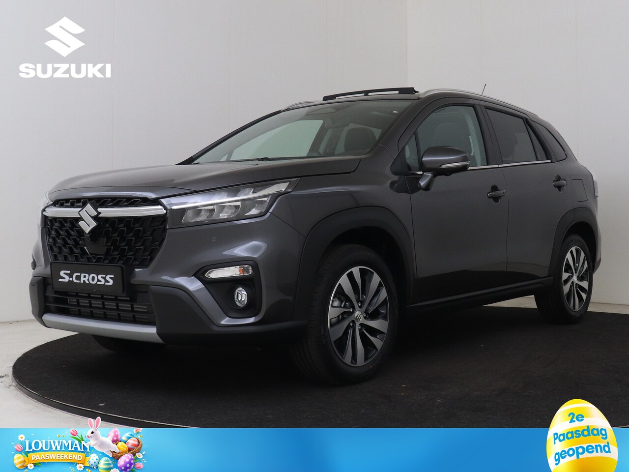 Suzuki S-Cross - 1.4 Boosterjet Style Smart Hybrid | Parkeersensoren Voor & Achter | Suede met Leder | Pano - AutoWereld.nl