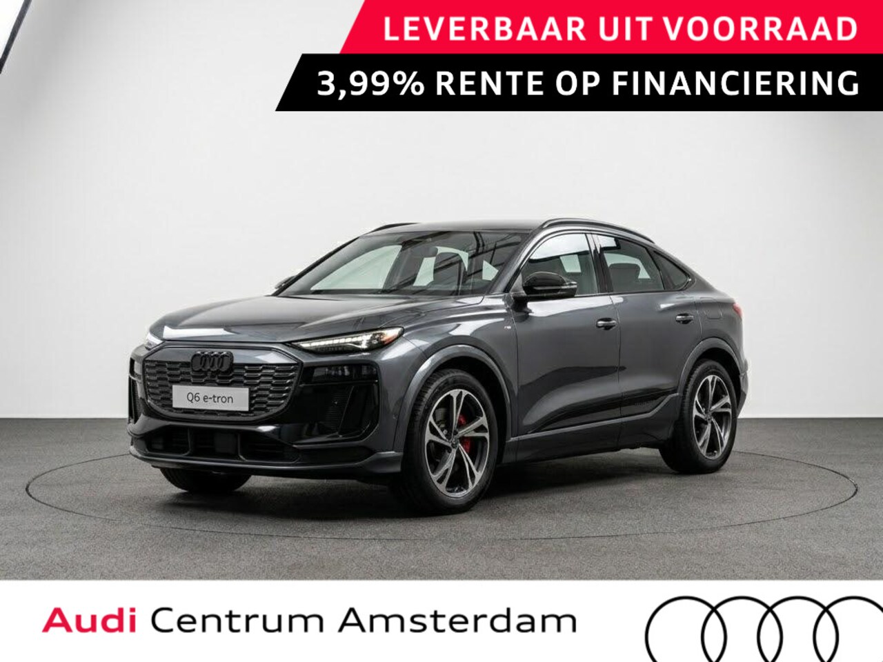 Audi Q6 Sportback e-tron - S edition 83Kwh 252 pk | Adaptive air suspension | Glazen panoramadak | Stoelverwarming vo - AutoWereld.nl