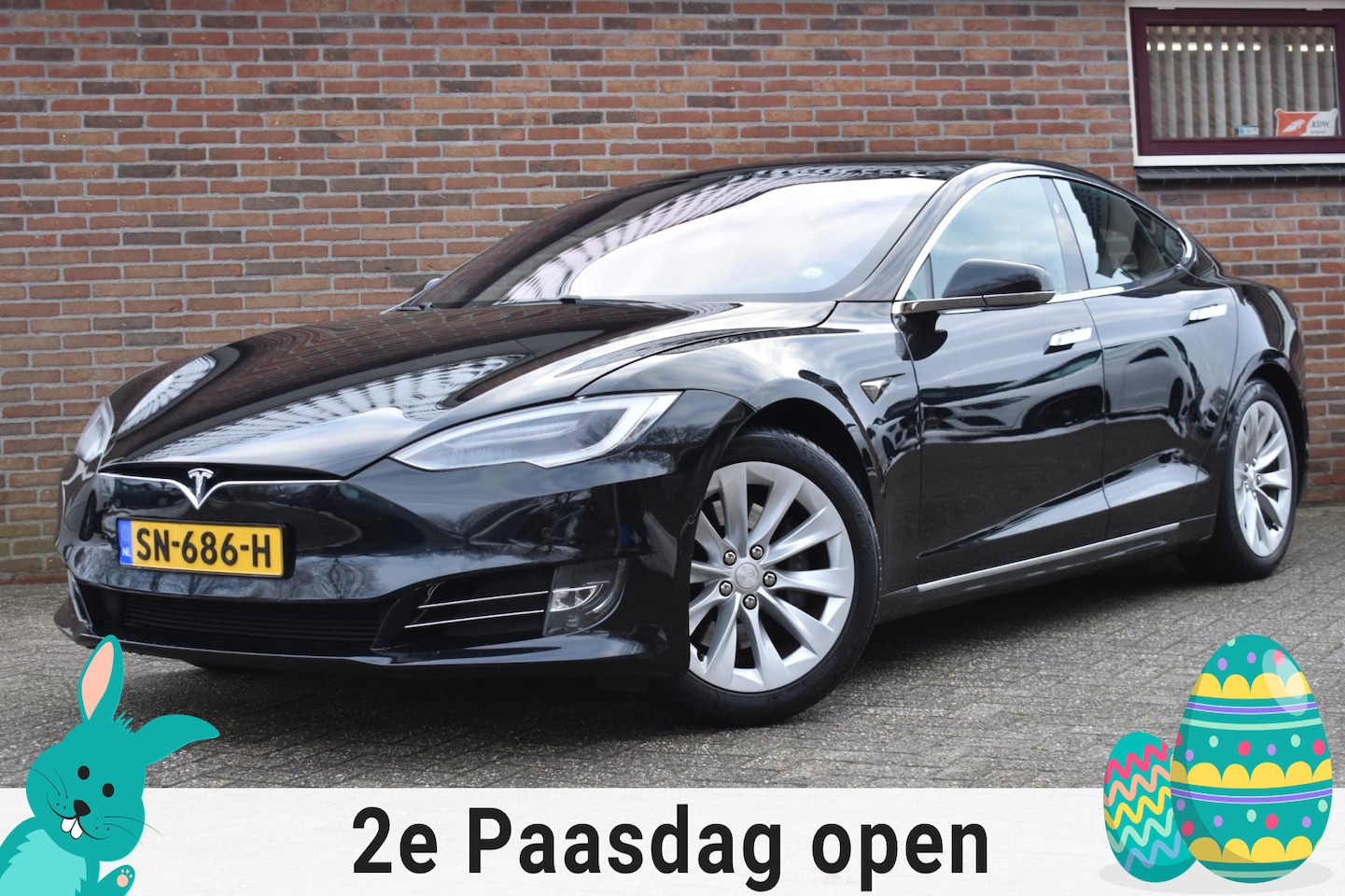 Tesla Model S - 75D Base SOH 88.4 '18 Pano Leder LED Clima Inruil mogelijk - AutoWereld.nl