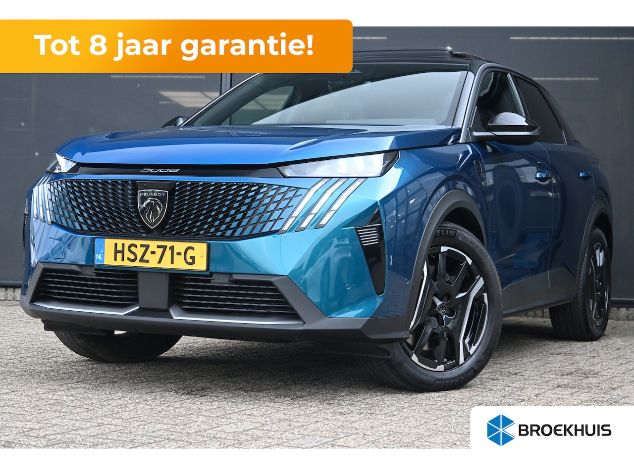 Peugeot 3008 - 1.6 Plug-in Hybrid 195 GT Exclusive 8 Jaar Garantie! | Schuif-/Kanteldak | Navigatie | Ach - AutoWereld.nl