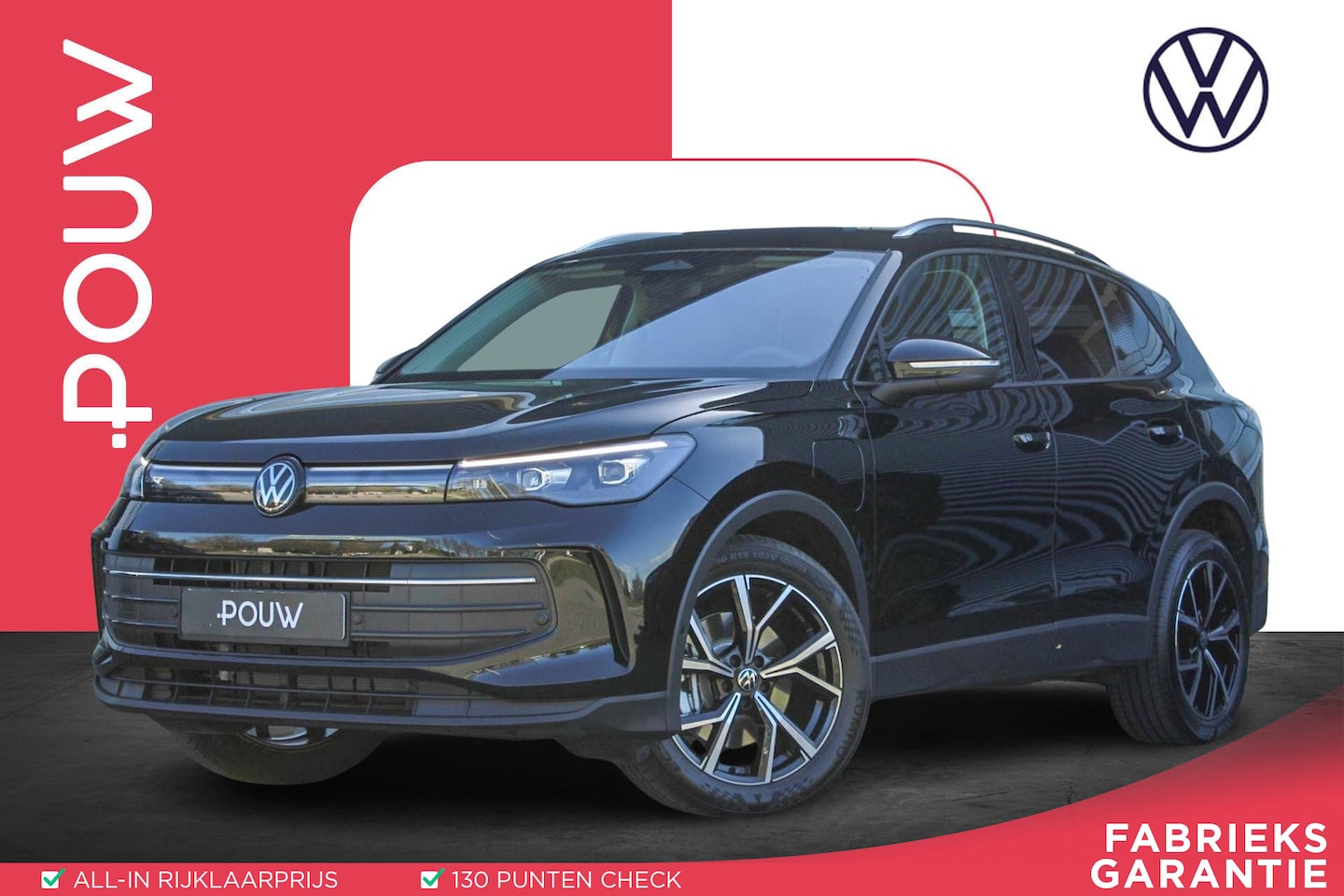 Volkswagen Tiguan - 1.5 eHybrid 204pk DSG Life | Trekhaak | 19" LM Velgen | Elek. Achterklep - AutoWereld.nl