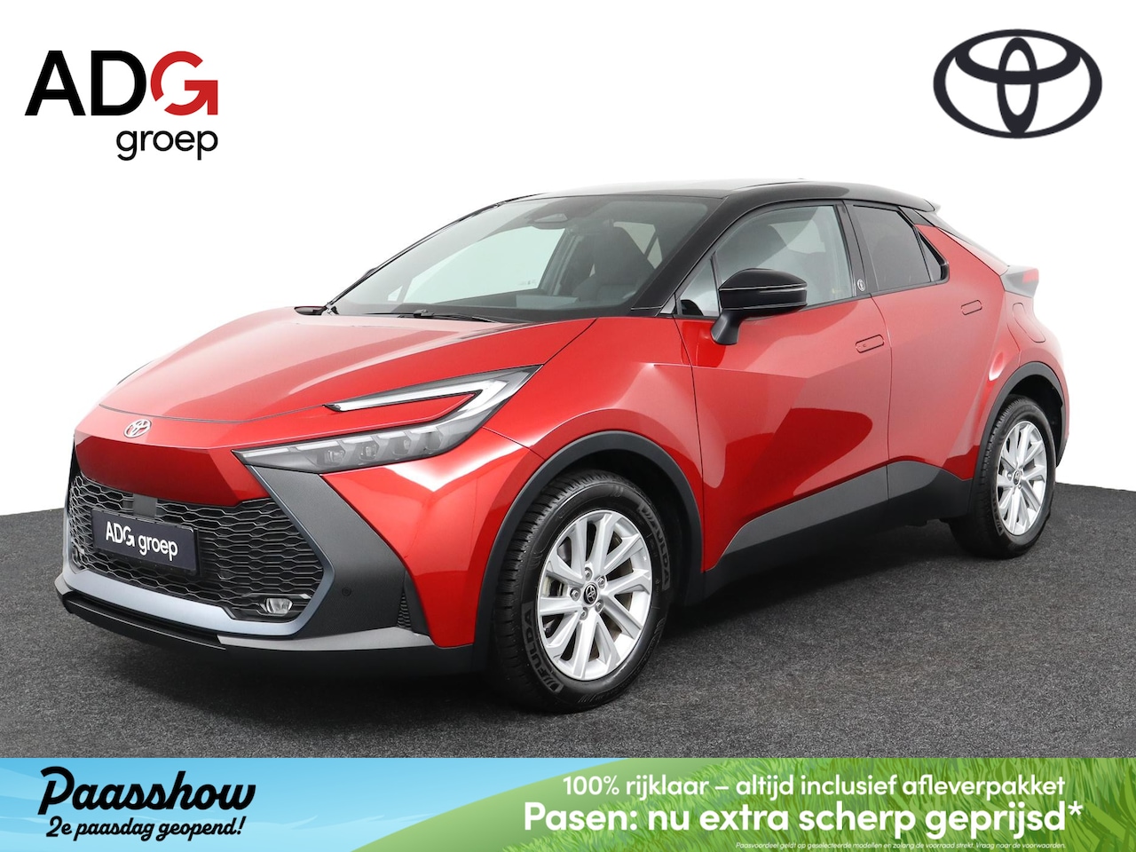 Toyota C-HR - 1.8 Hybrid 140 Executive | elektrisch bedienbare achterklep | Navigatie | stuur en stoel v - AutoWereld.nl