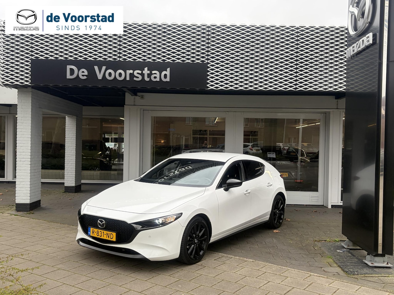 Mazda 3 Sport - 2.0 e-SkyActiv-G M Hybrid 150 Sportive 1e eigenaar |Ned. auto | Dealer onderhouden | BTW - AutoWereld.nl