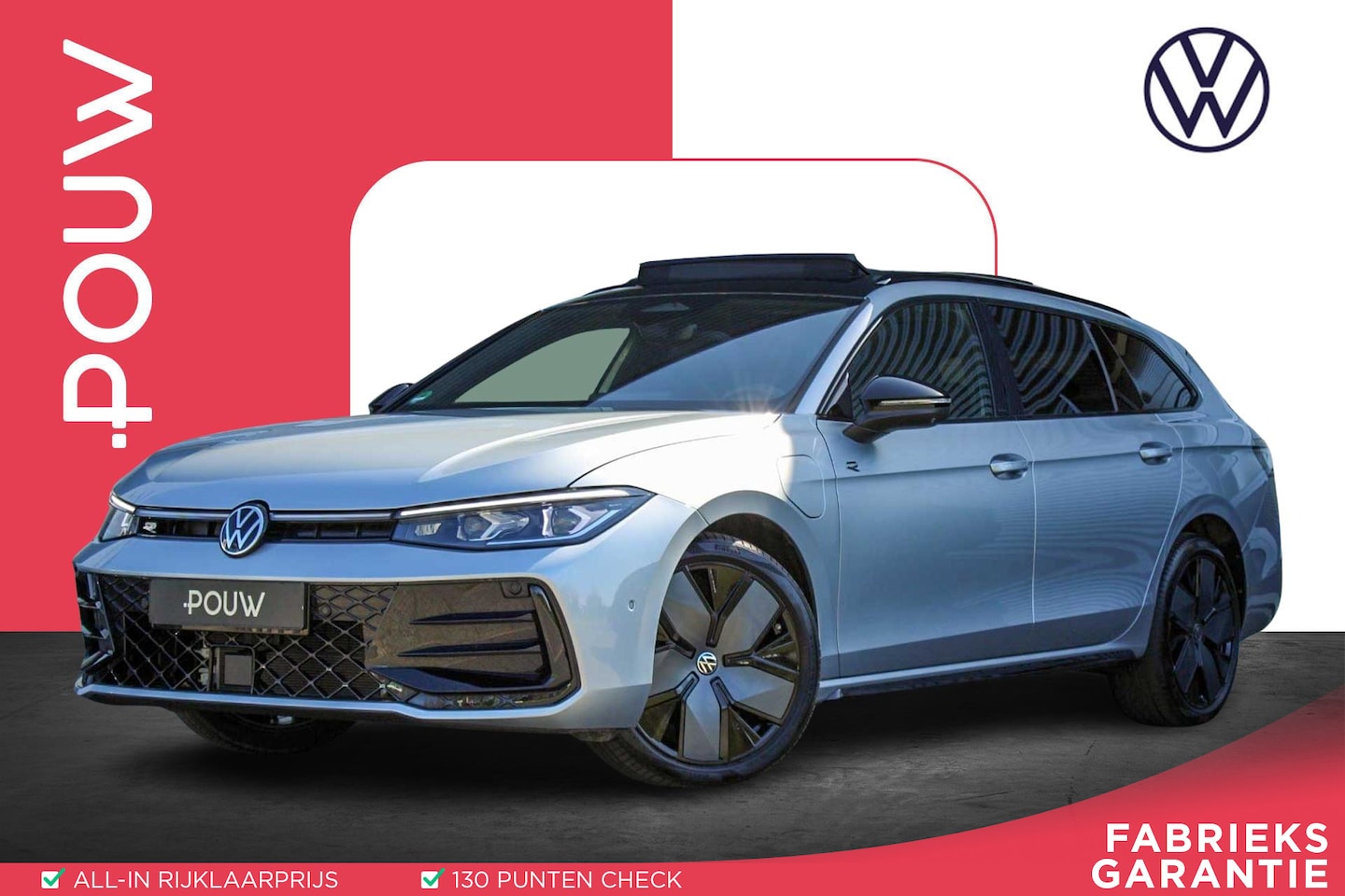 Volkswagen Passat Variant - 1.5 eHybrid 272pk DSG R-Line Edition | Panoramadak | Trekhaak | Leder | Black Plus Pakket - AutoWereld.nl