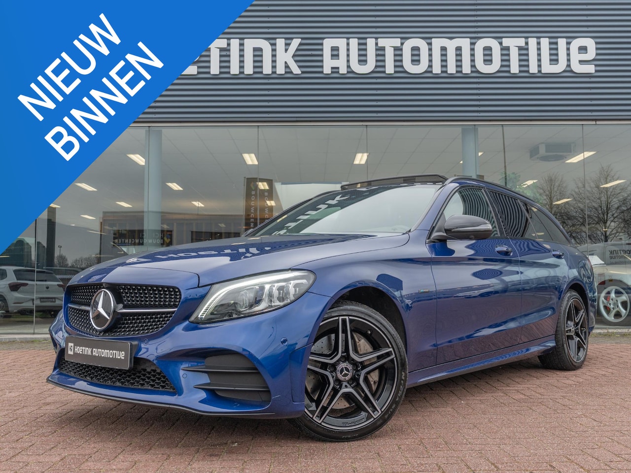 Mercedes-Benz C-klasse Estate - 300 e Business Solution AMG Limited | Pano | Afn trekhaak | Volledig onderhouden | Apple C - AutoWereld.nl