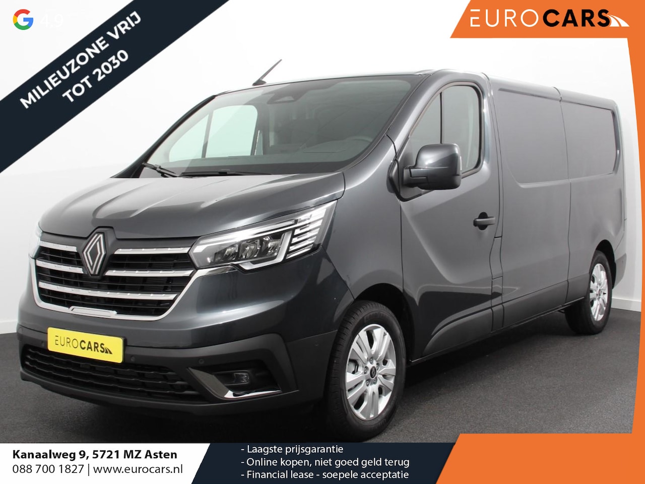 Renault Trafic - 2.0 Blue dCi 150 EDC T30 L2H1 Advance Navigatie Airco Lichtmetalen velgen Betimmering Trek - AutoWereld.nl