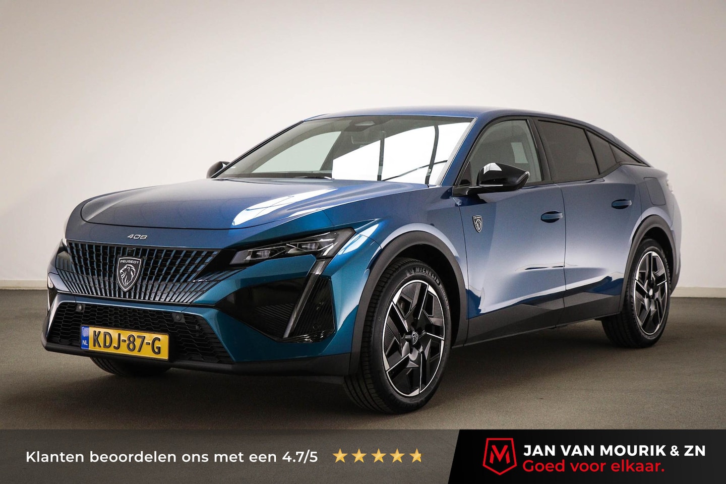 Peugeot 408 - 1.6 HYbrid 225 EAT8 GT | 360 VISION & DRIVE ASSIST PLUS- PACK | | STUURVERWARMING | DAB | - AutoWereld.nl
