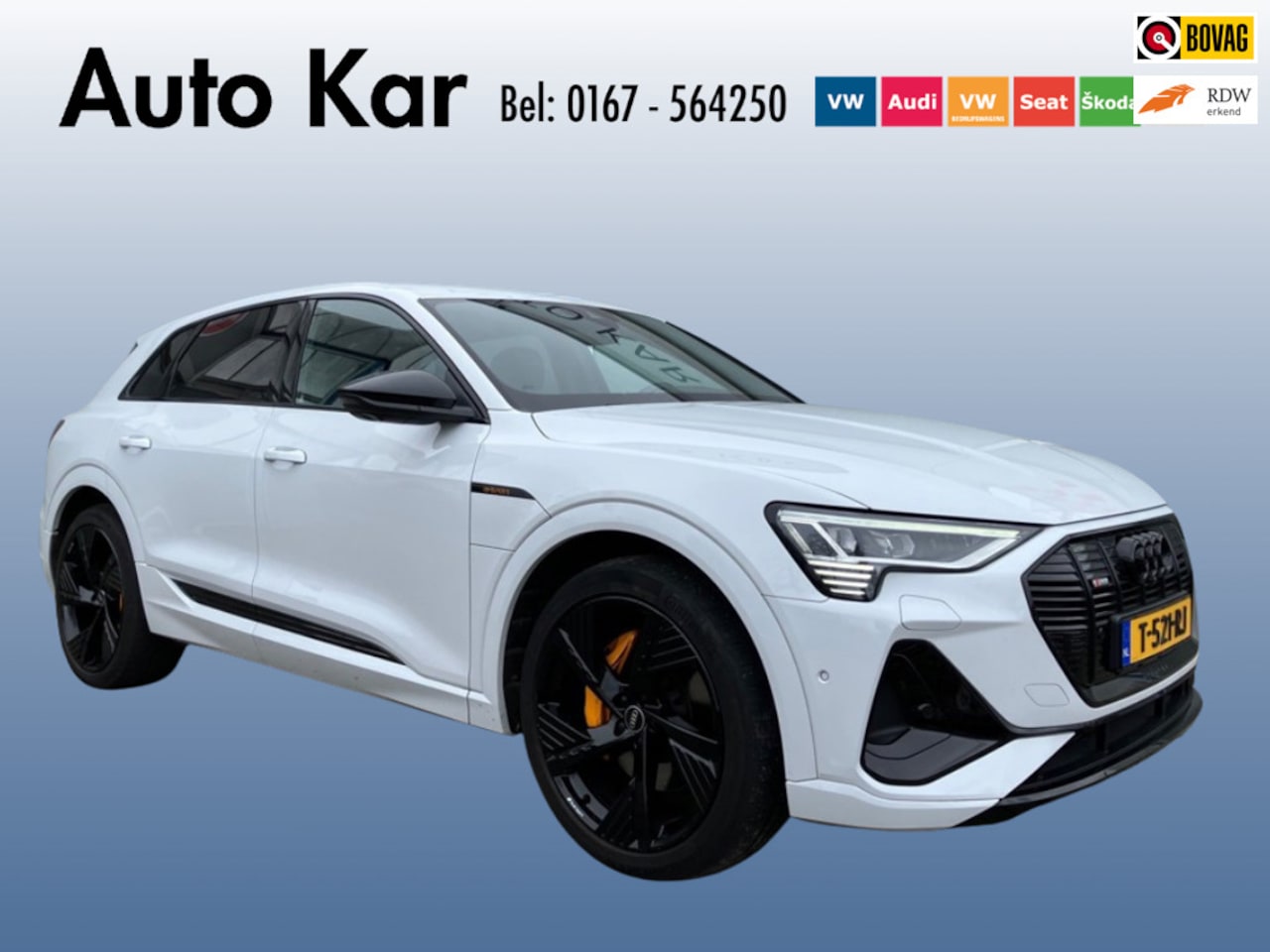 Audi e-tron - 50 quattro S- edition 71 kWh SOH 100% Black pakket Panorama dak Head up Top view camera - AutoWereld.nl