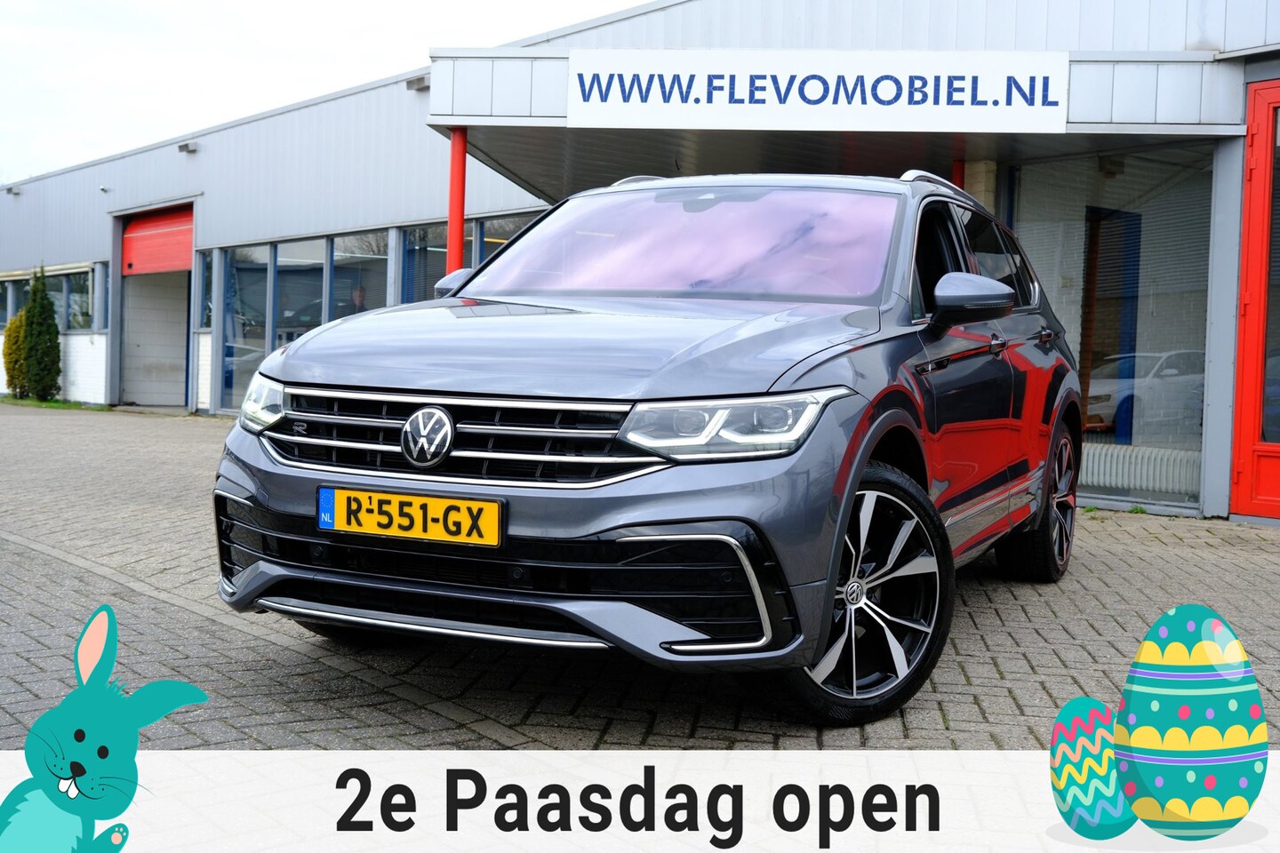 Volkswagen Tiguan Allspace - 1.5 TSI R-Line Business+ 7-pers. Aut. Pano|1e Eig|Enz! - AutoWereld.nl
