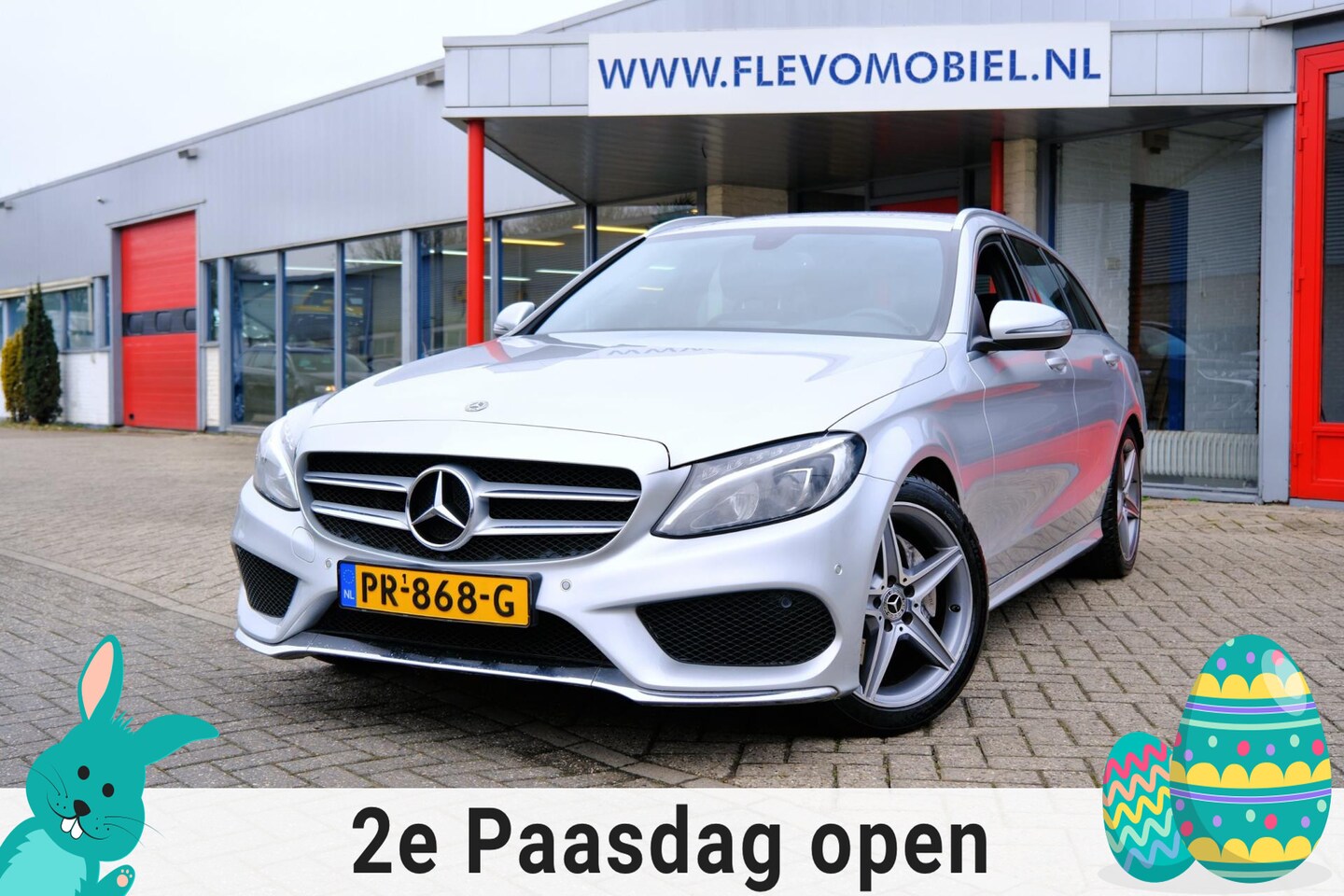 Mercedes-Benz C-klasse Estate - 180 AMG Plus Upgrade Edition Aut. Leder|Navi|Clima|LMV - AutoWereld.nl
