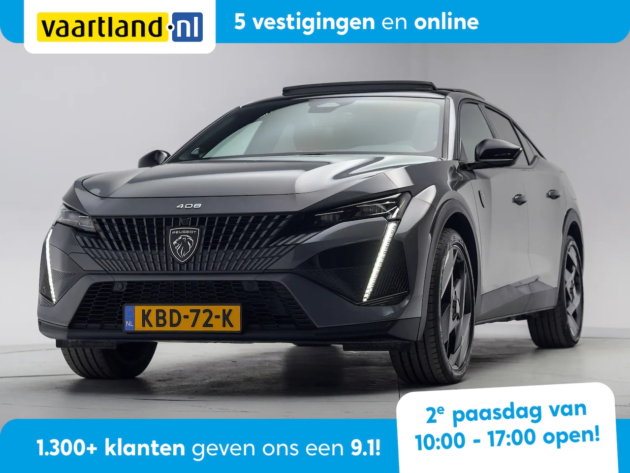 Peugeot 408 - 1.6 HYbrid GT Line 181 Aut. [ Panoramadak Focal 360°Cam Adapt.cruise ] - AutoWereld.nl