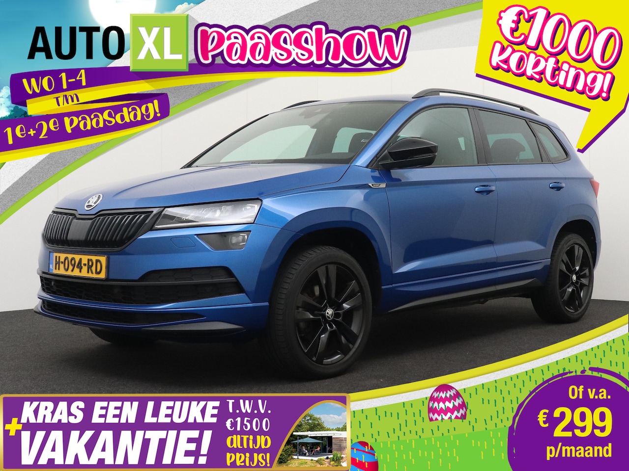 Skoda Karoq - 1.5 TSI 150 PK Aut. Sportline Camera Stoelverw. Adapt. Cruise - AutoWereld.nl