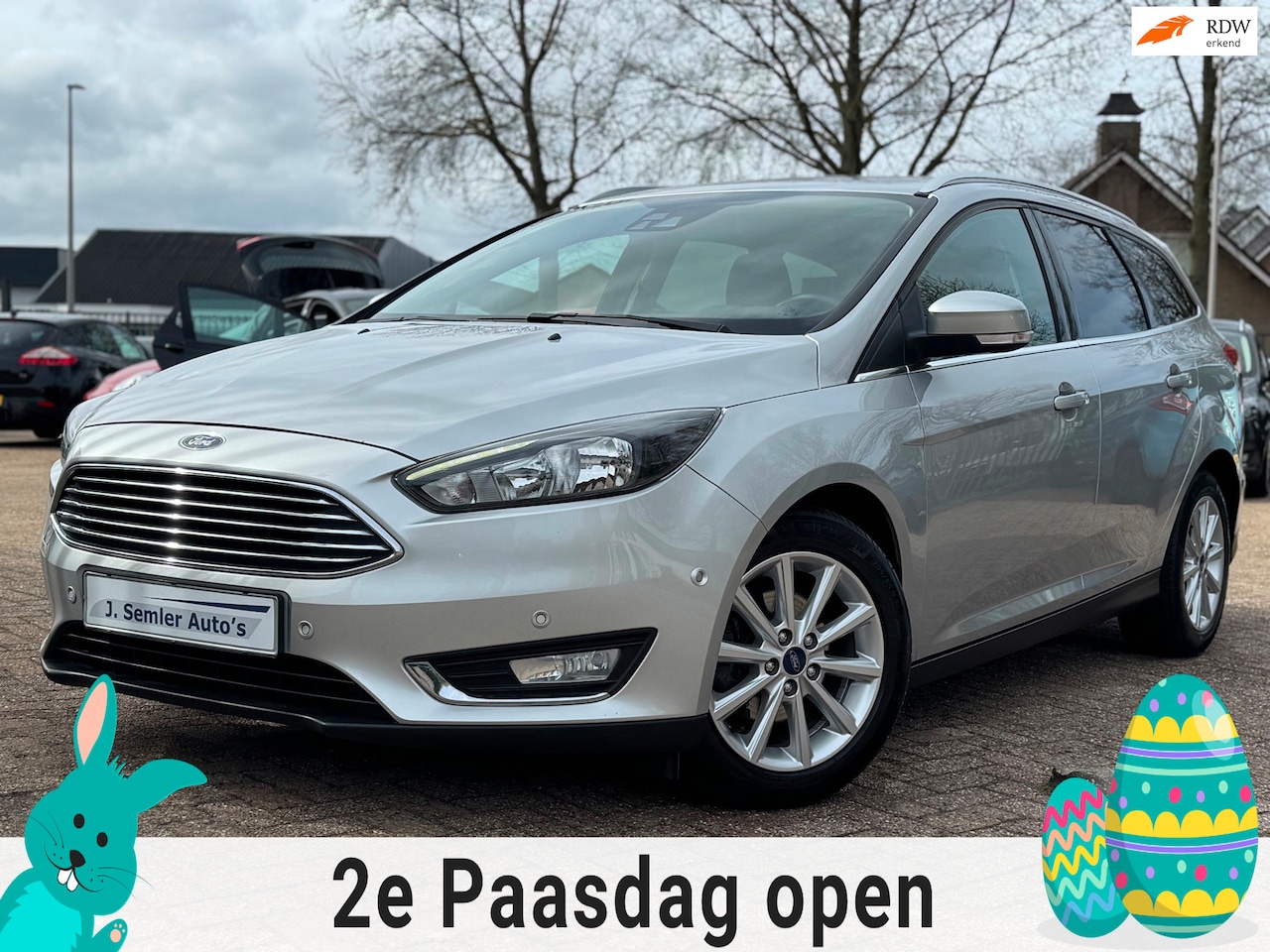 Ford Focus Wagon - 1.0 Titanium NAVI CAMERA CRUISE STUUR/STOELVERW NIEUWE DISTRIEM - AutoWereld.nl