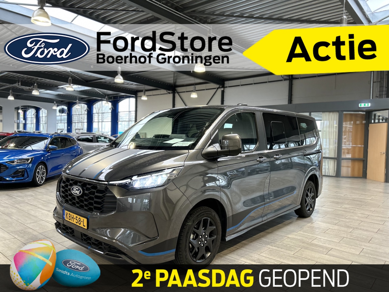 Ford Model T - Custom Sport 340 2.5 PHEV 233 pk L1 8 persoons | Trekhaak | Winter Pack | Camera | 2x schu - AutoWereld.nl