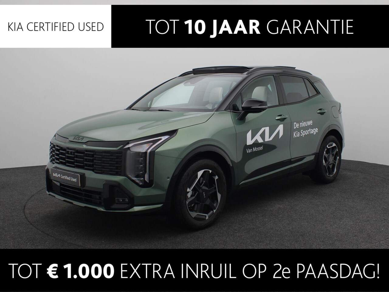 Kia Sportage - 1.6 T-GDi Hybrid GT-PlusLine Pano. Dak | Elektr. stoel met geheugen | 360 Camera | LM Velg - AutoWereld.nl