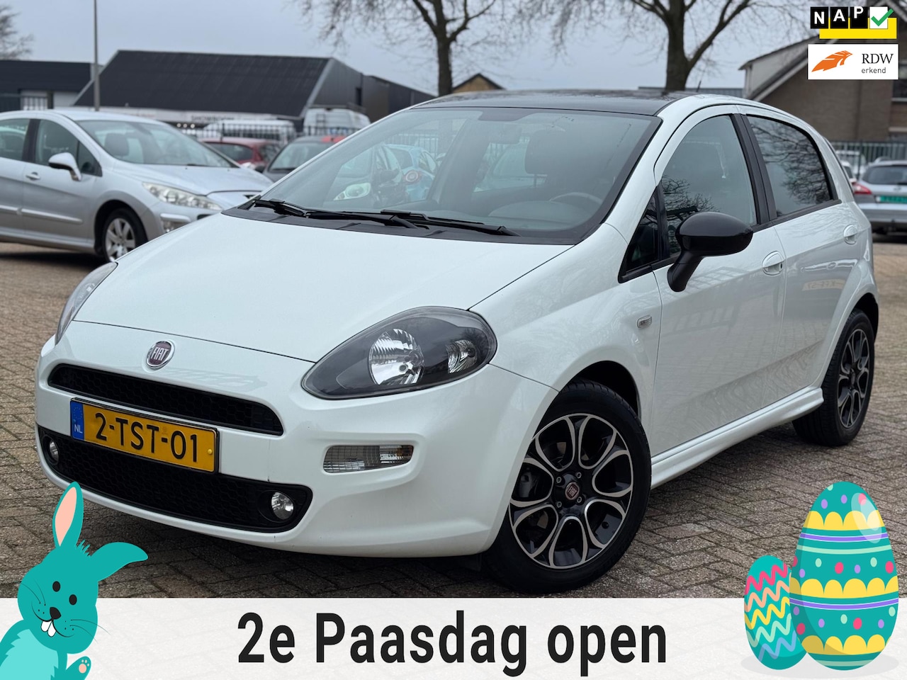 Fiat Punto Evo - 0.9 TwinAir Racing AIRCO BEURT APK 02-2027 5DEURS - AutoWereld.nl