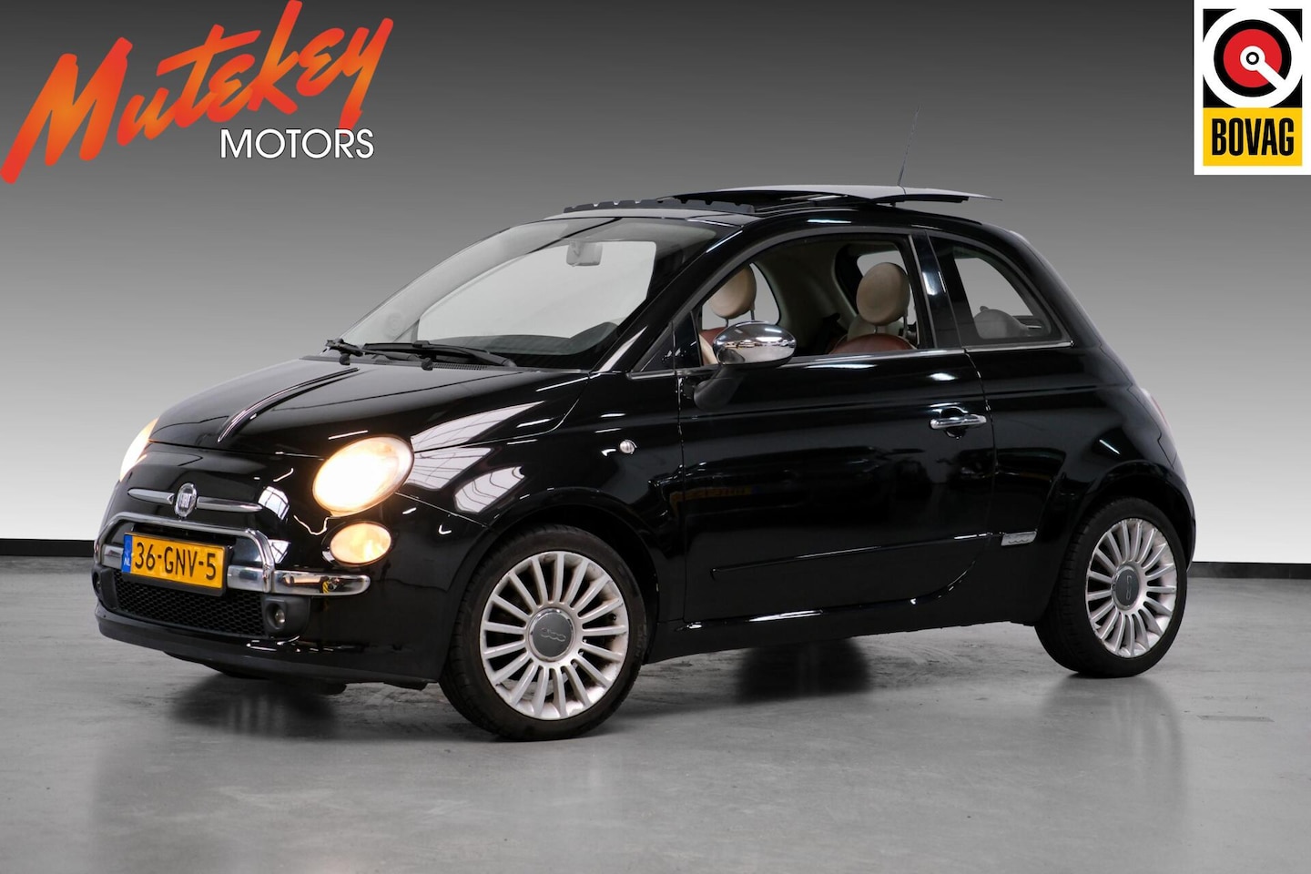 Fiat 500 - 1.4-16V Lounge | Pano | leder | Airco - AutoWereld.nl