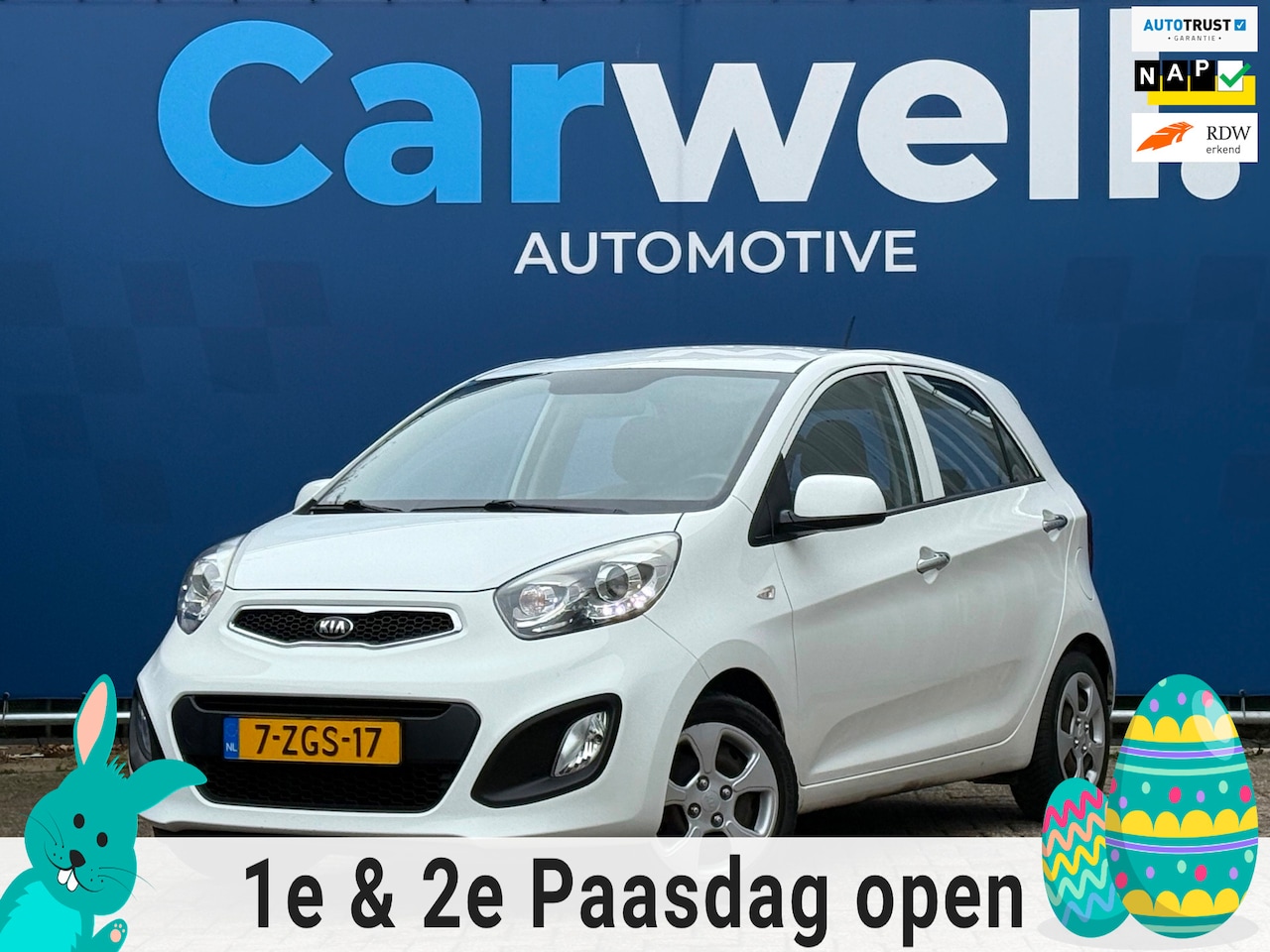 Kia Picanto - 1.0 CVVT BusinessLine 3 Eigenaar|Airco|Carplay|ElektrischeRamen|5Deurs|N.A.P!|Apk tot 07-1 - AutoWereld.nl