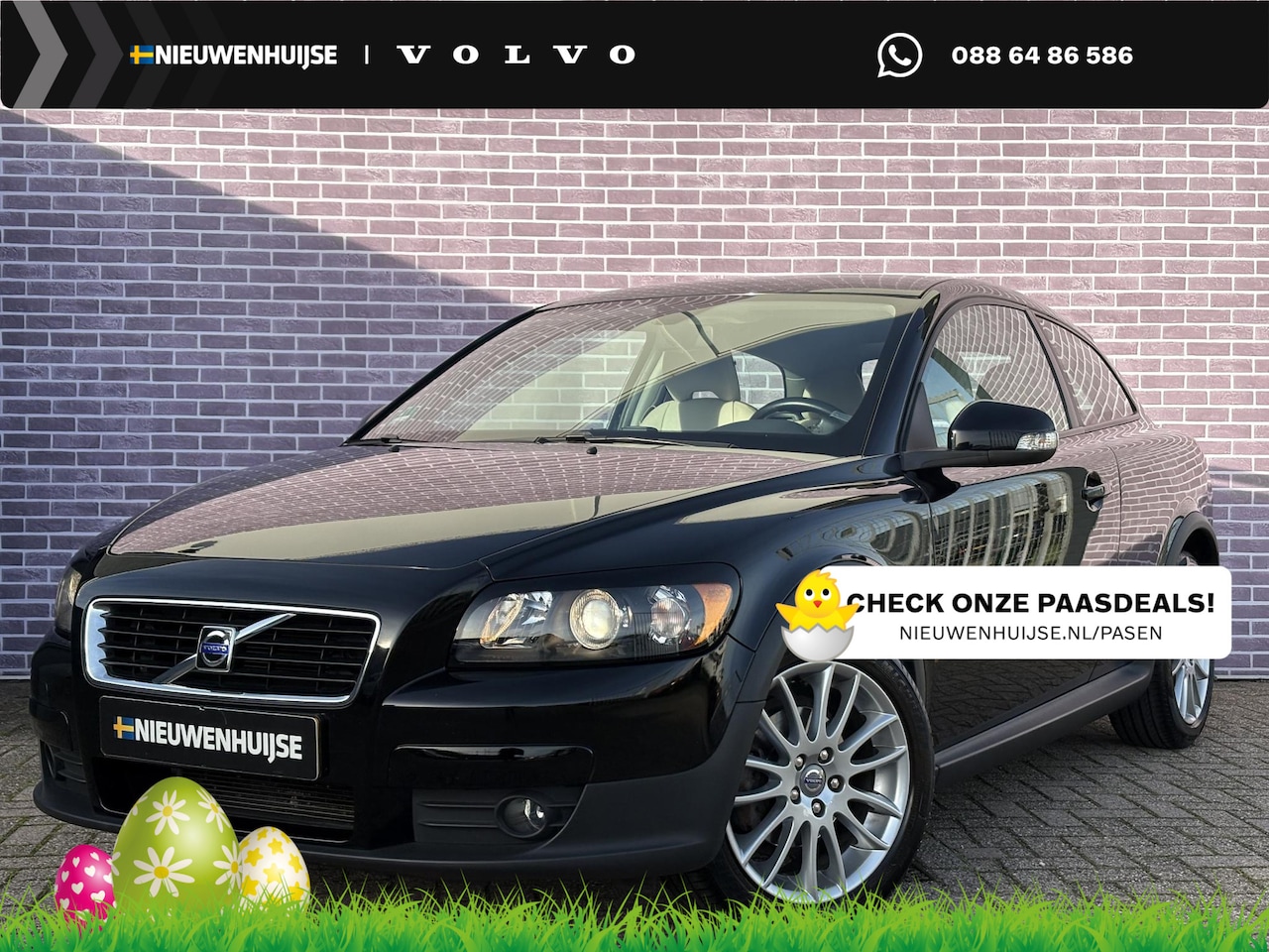 Volvo C30 - 1.8 Sport | Leder | Bluetooth | 17"lm velgen | High Performance Audio | Cruise control | C - AutoWereld.nl