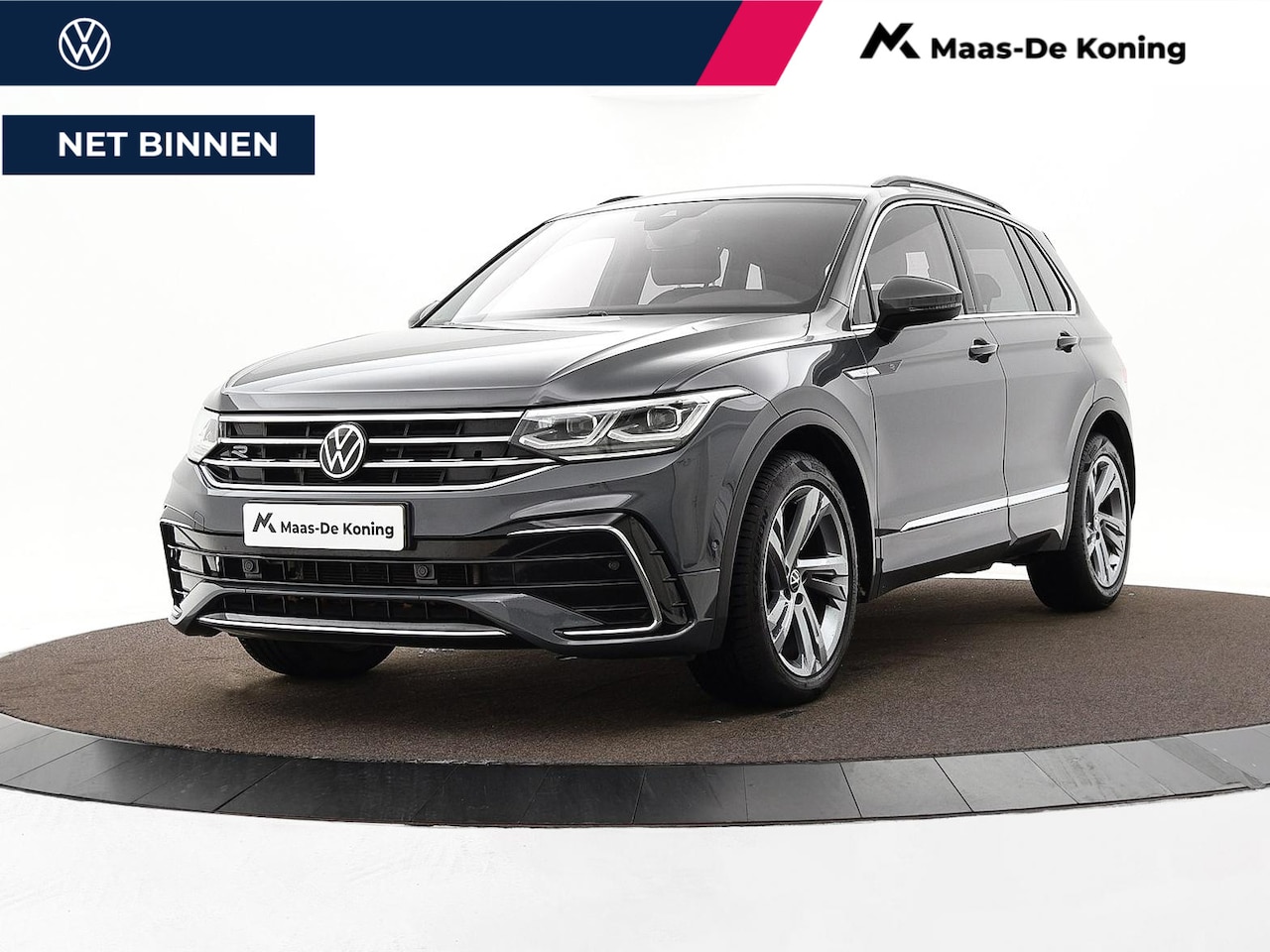 Volkswagen Tiguan - 1.5 TSI 150pk DSG R-Line · Apple/Android Car Play · Navigatie · P-Sensoren · Elek. Trekhaa - AutoWereld.nl