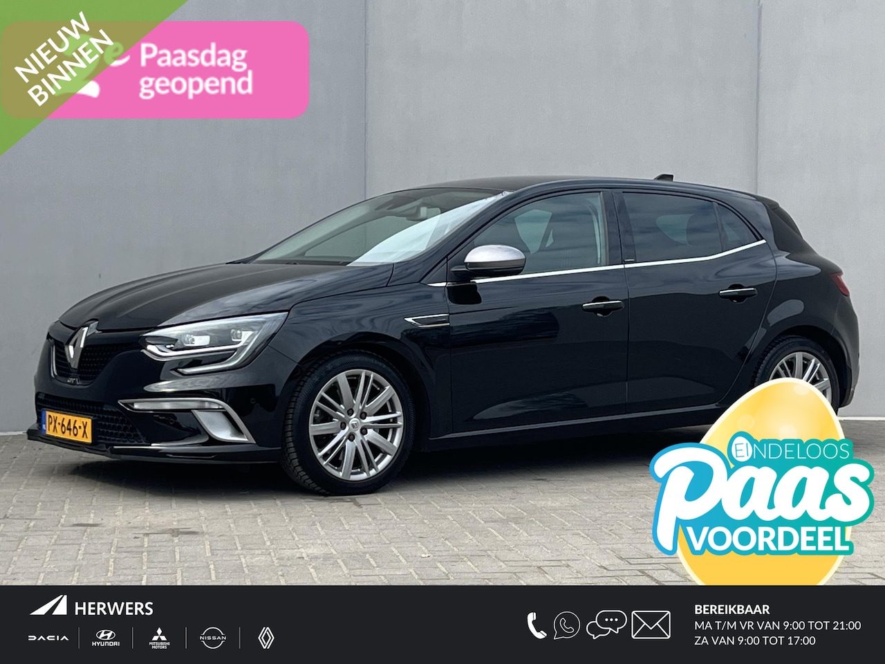Renault Mégane - 1.6 TCe GT / 205 PK! / 4Control-systeem / Bose audio / Achteruitrij camera / Afneembare tr - AutoWereld.nl