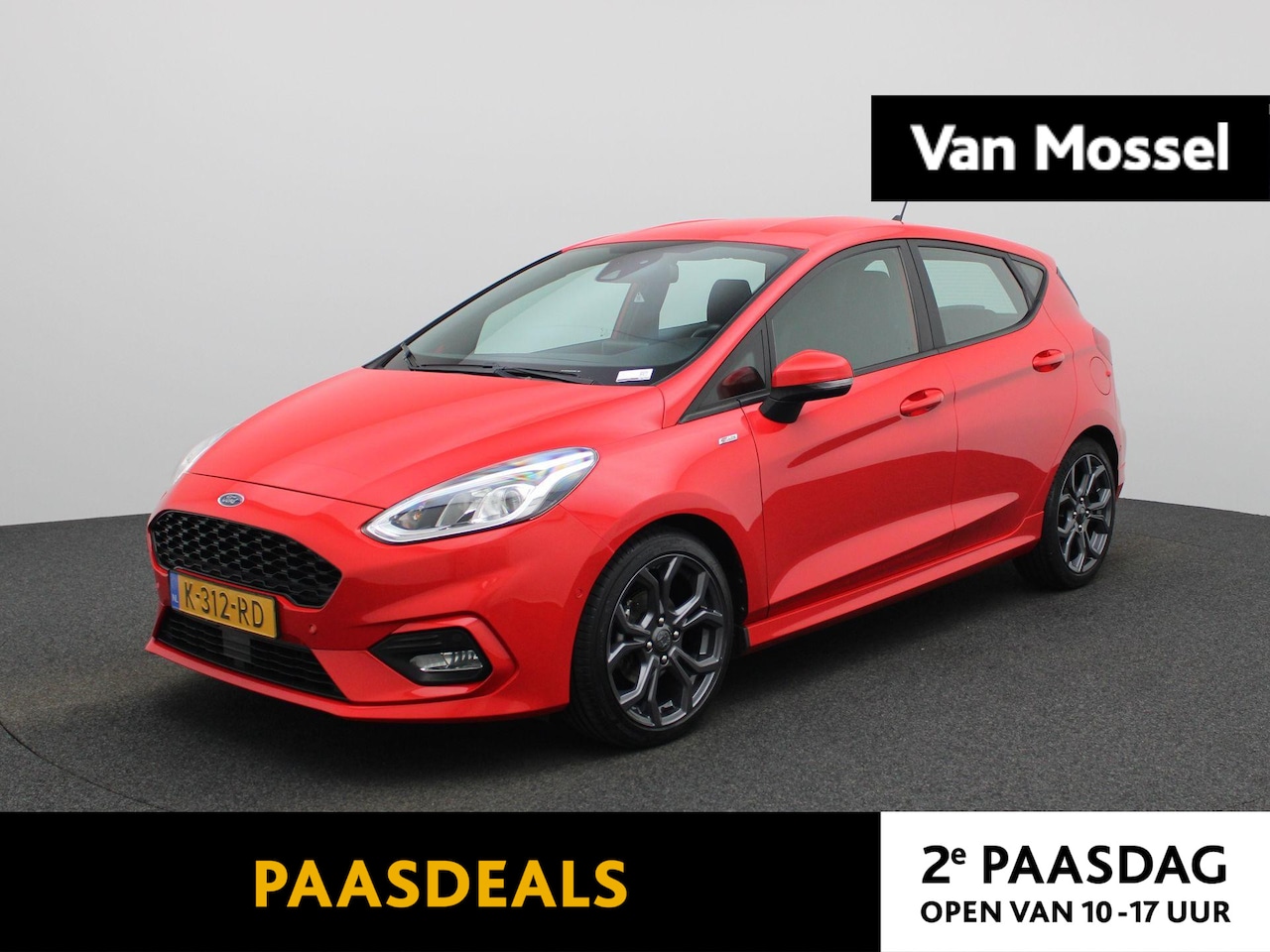 Ford Fiesta - 1.0 EcoBoost ST-Line | Navi | Airco | Cruise Control Adaptief | Camera + PDC | LMV | DAB | - AutoWereld.nl